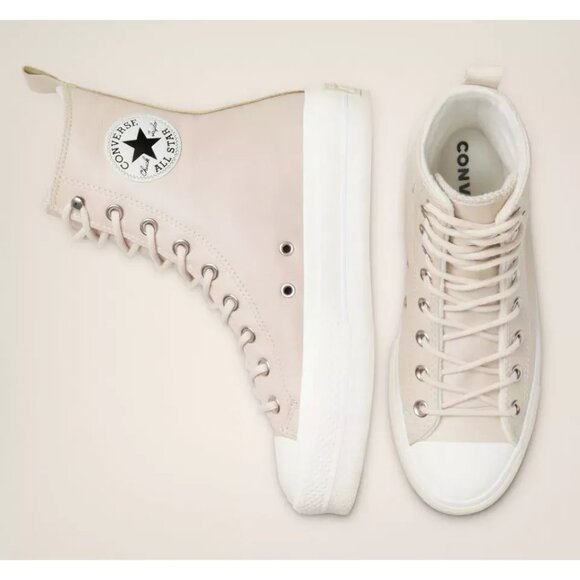 Converse Chuck Taylor All Star Lift Extra High Top Womens Sneakers Size 8 - Picture 2 of 7
